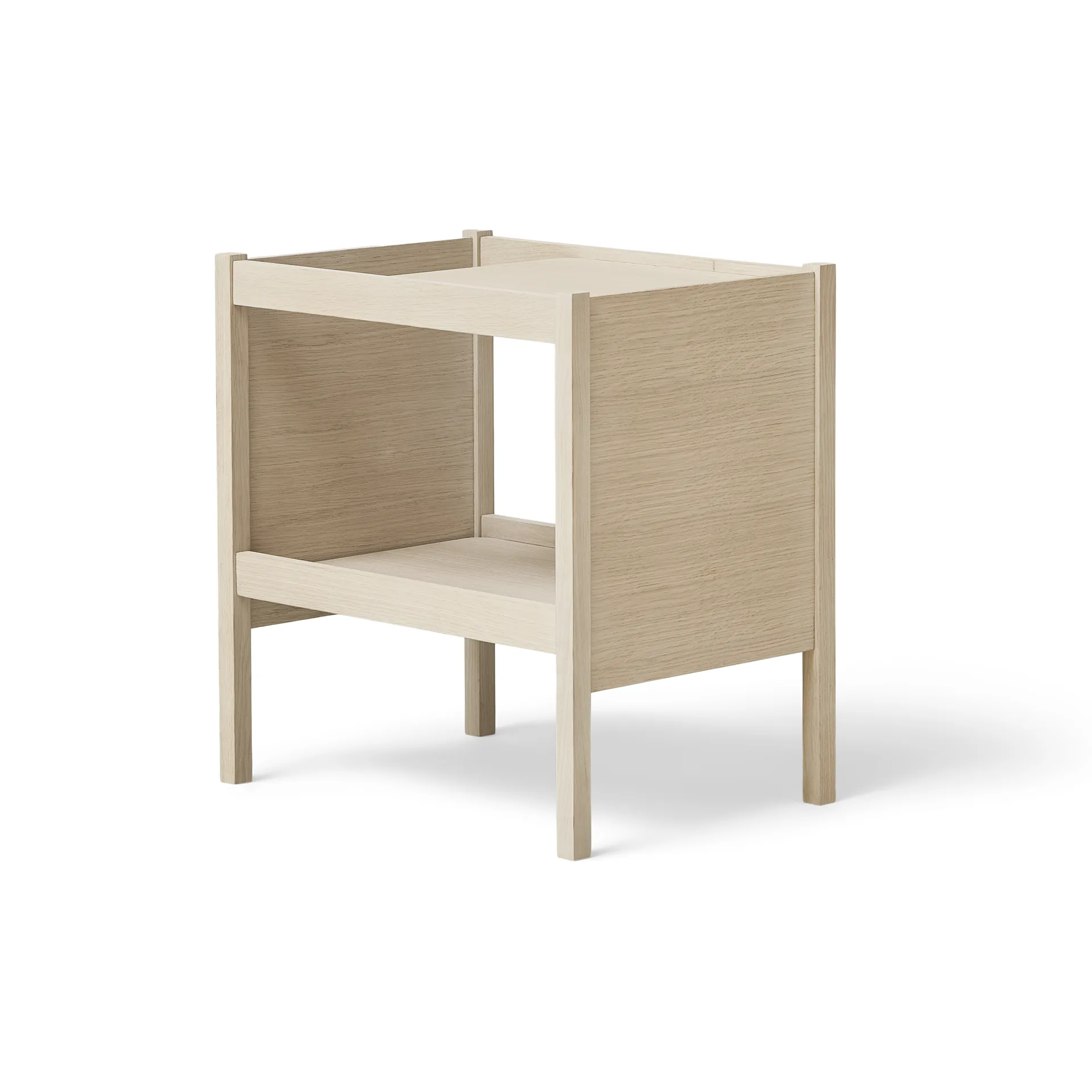 Journal bijzettafel 29x43 cm, Wit eiken Form & Refine