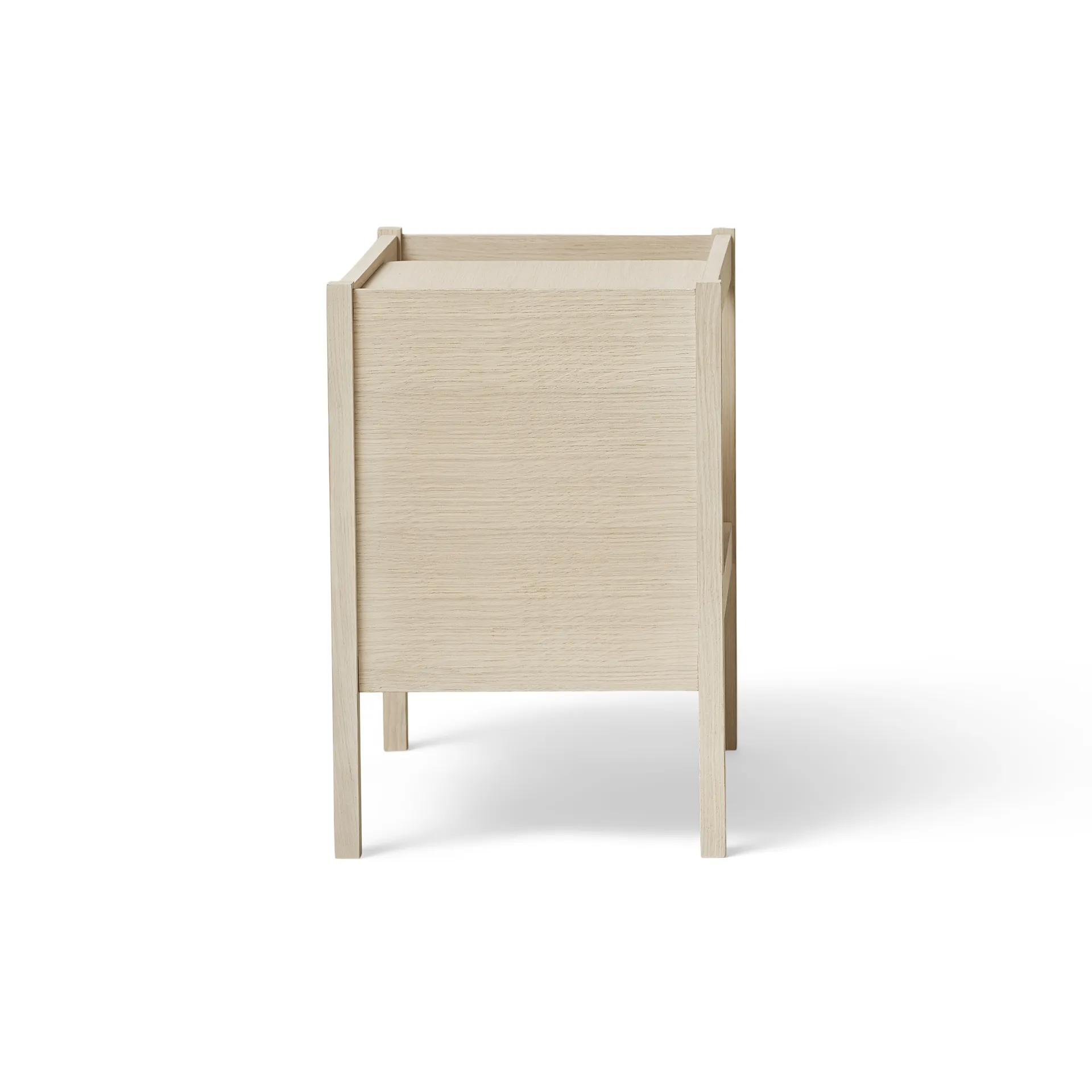 Journal bijzettafel 29x43 cm, Wit eiken Form & Refine