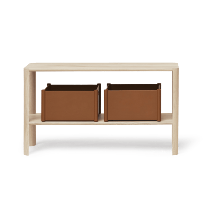 Leaf plankrek 2 planken 57x100 cm, Wit eiken Form & Refine