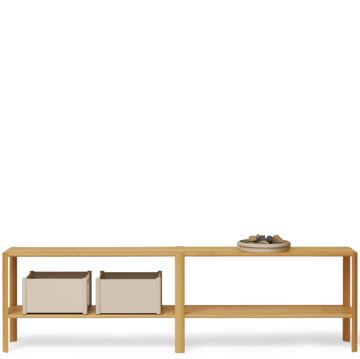 Leaf plankrek 2 planken 57x200 cm - Eikenhout - Form & Refine