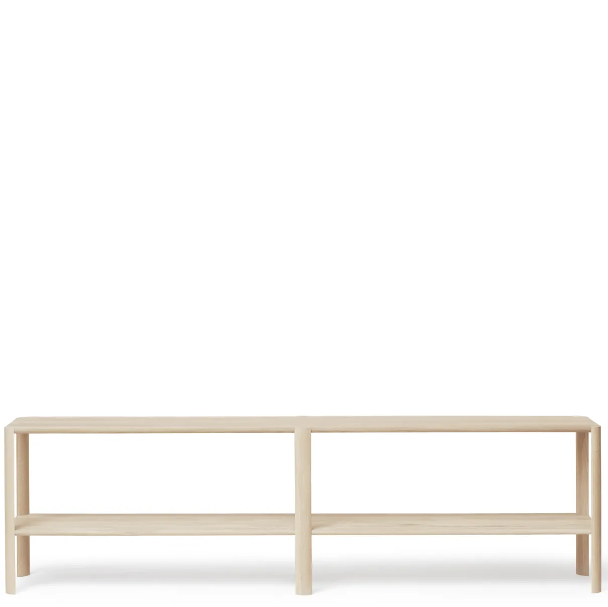 Leaf plankrek 2 planken 57x200 cm, Wit eiken Form & Refine