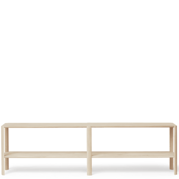 Leaf plankrek 2 planken 57x200 cm - Wit eiken - Form & Refine