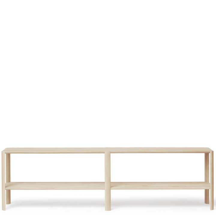 Leaf plankrek 2 planken 57x200 cm, Wit eiken Form & Refine