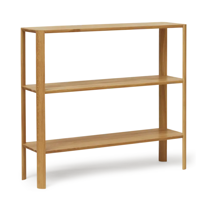 Leaf plankrek 3 planken 92x100 cm, Eikenhout Form & Refine