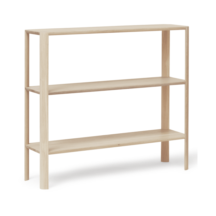 Leaf plankrek 3 planken 92x100 cm - Wit eiken - Form & Refine