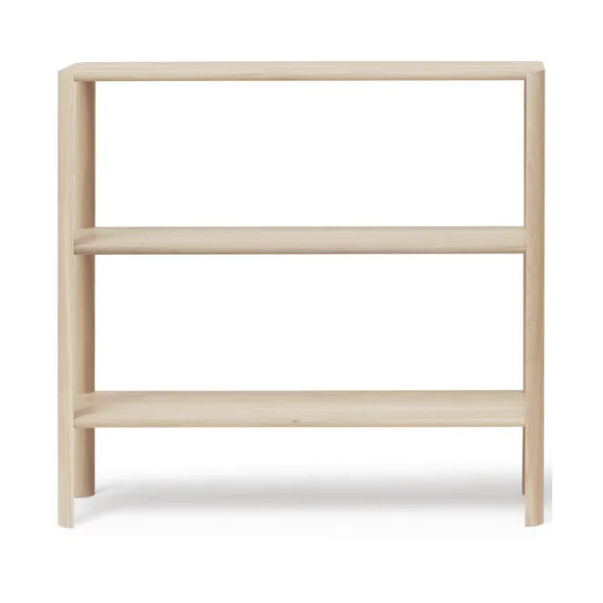 Leaf plankrek 3 planken 92x100 cm, Wit eiken Form & Refine