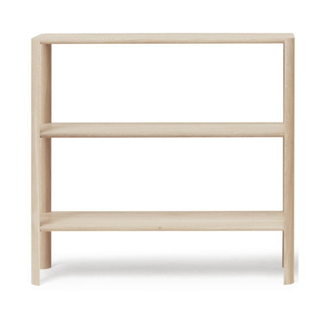 Leaf plankrek 3 planken 92x100 cm, Wit eiken Form & Refine