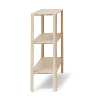 Leaf plankrek 3 planken 92x100 cm - Wit eiken - Form & Refine