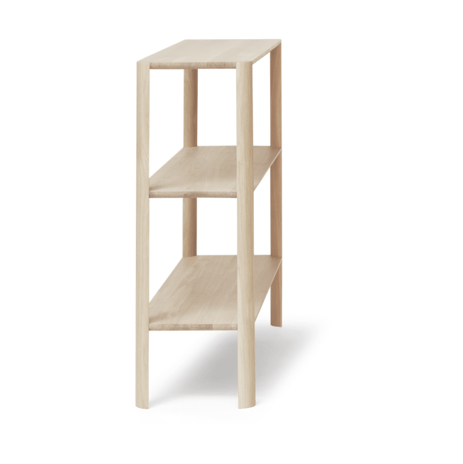 Leaf plankrek 3 planken 92x100 cm, Wit eiken Form & Refine