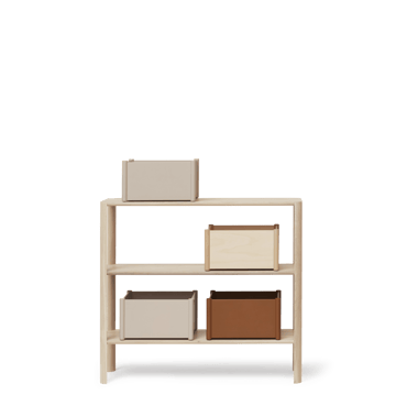 Leaf plankrek 3 planken 92x100 cm - Wit eiken - Form & Refine