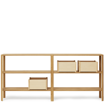 Leaf plankrek 3 planken 92x200 cm - Eikenhout - Form & Refine