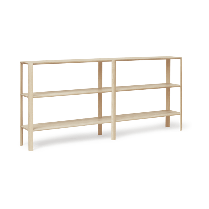 Leaf plankrek 3 planken 92x200 cm - Wit eiken - Form & Refine