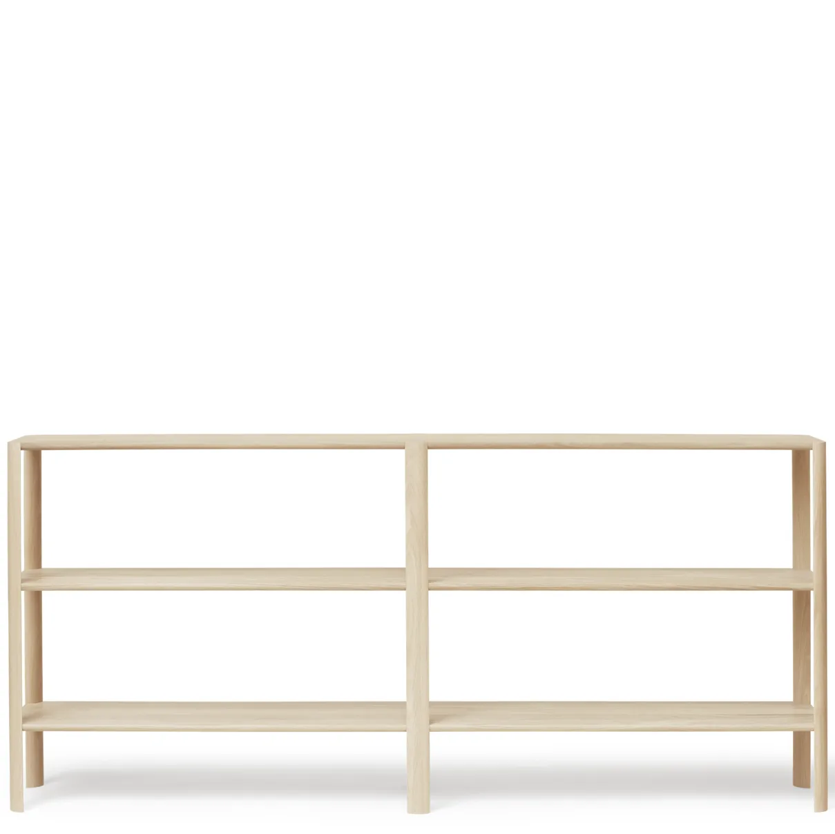 Leaf plankrek 3 planken 92x200 cm, Wit eiken Form & Refine