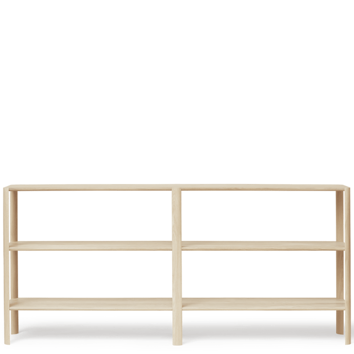 Leaf plankrek 3 planken 92x200 cm, Wit eiken Form & Refine