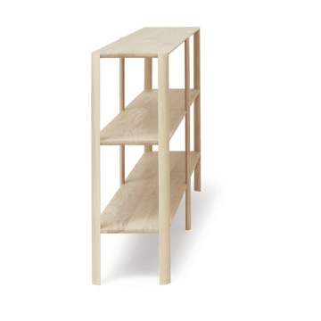 Leaf plankrek 3 planken 92x200 cm - Wit eiken - Form & Refine