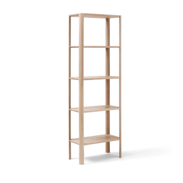 Leaf plankrek 5 planken 55x162 cm - Wit eiken - Form & Refine