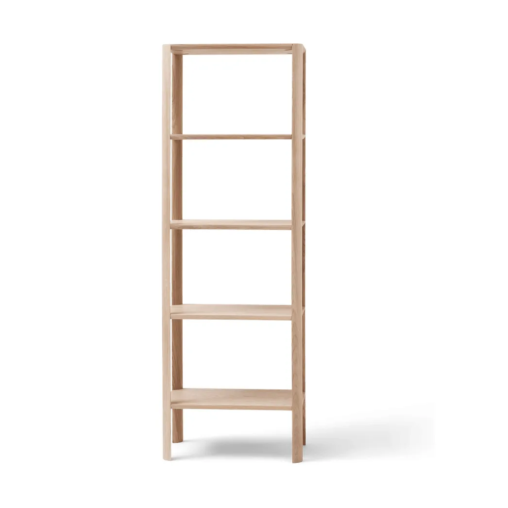 Leaf plankrek 5 planken 55x162 cm, Wit eiken Form & Refine