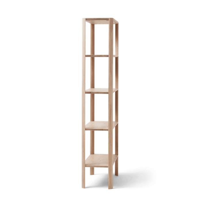 Leaf plankrek 5 planken 55x162 cm, Wit eiken Form & Refine
