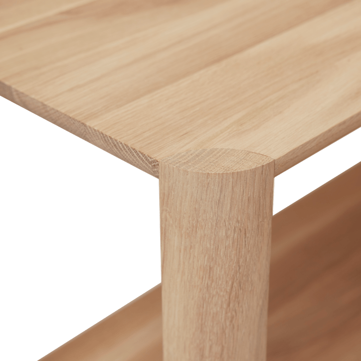 Leaf plankrek 5 planken 55x162 cm, Wit eiken Form & Refine