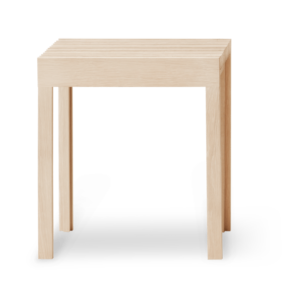Lightweight pall 40x45 cm - Wit eiken - Form & Refine