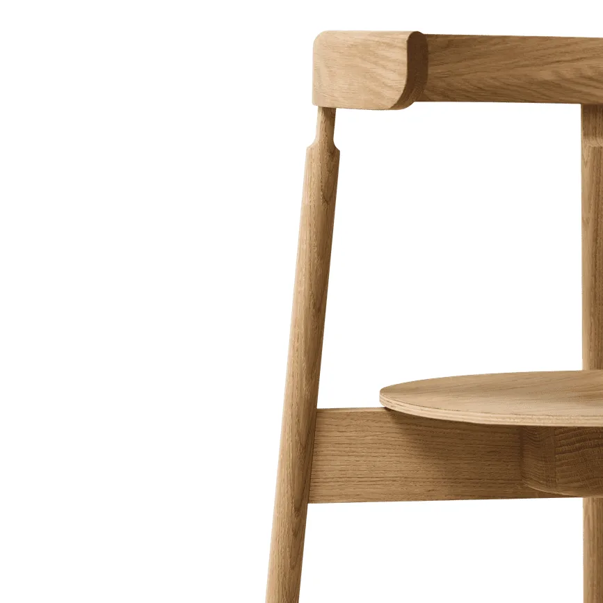 Lunar stoel, Eikenhout Form & Refine