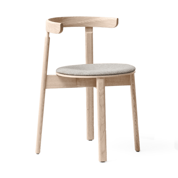 Lunar stoel - Wit eik-Hallingdal 65-0227 - Form & Refine