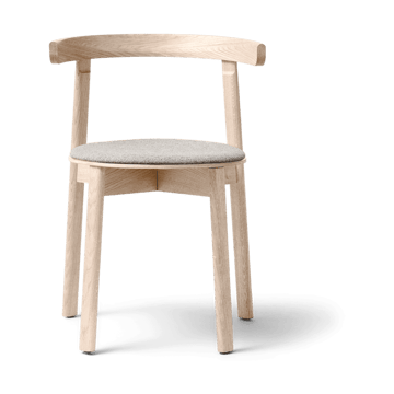Lunar stoel - Wit eik-Hallingdal 65-0227 - Form & Refine