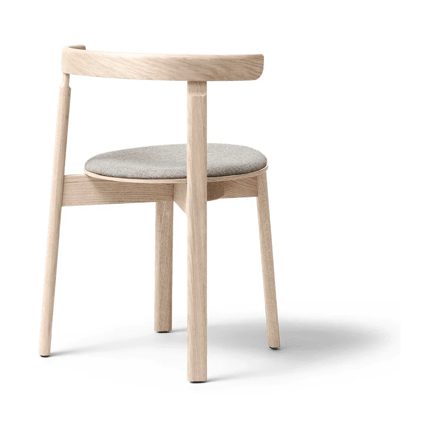 Lunar stoel, Wit eik-Hallingdal 65-0227 Form & Refine