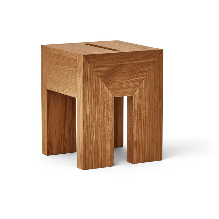 Monolith bijzettafel - Eik, 29x29x36 cm - Form & Refine