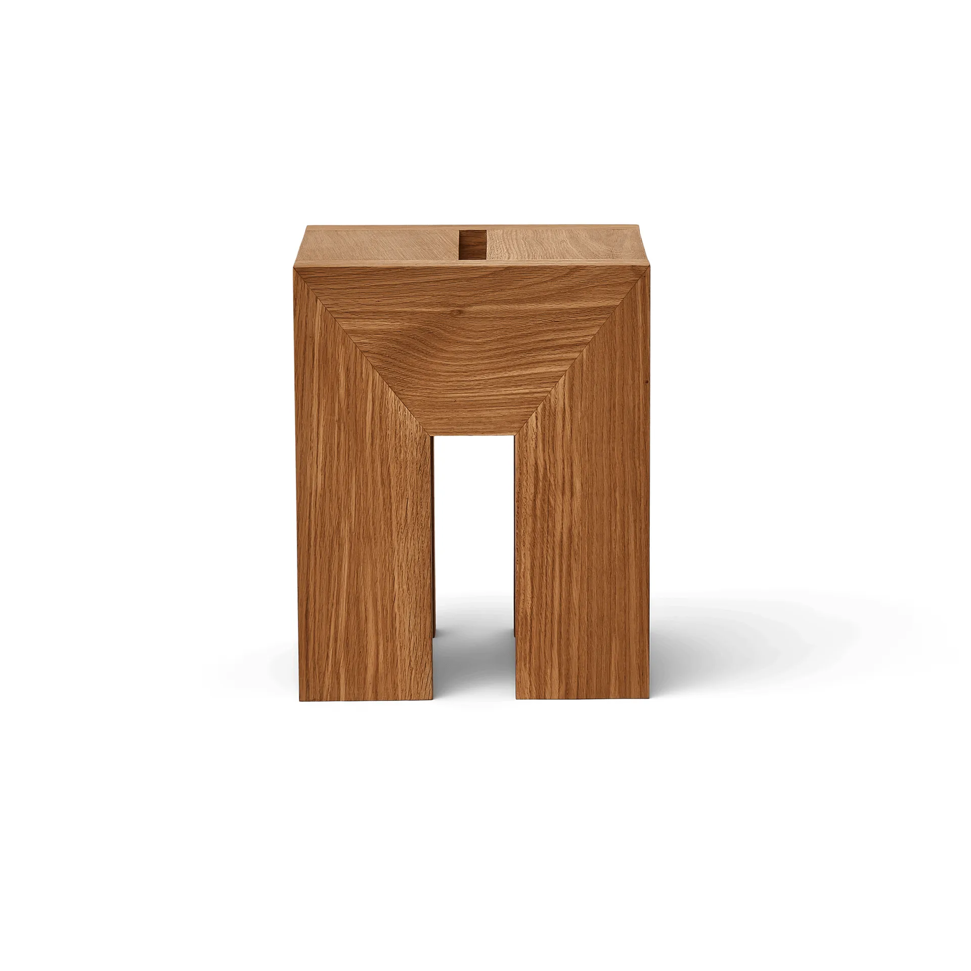 Monolith bijzettafel, Eik, 29x29x36 cm Form & Refine