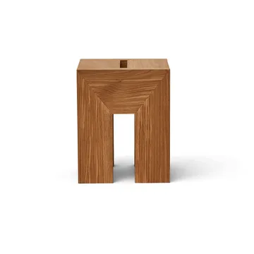 Monolith bijzettafel - Eik, 29x29x36 cm - Form & Refine