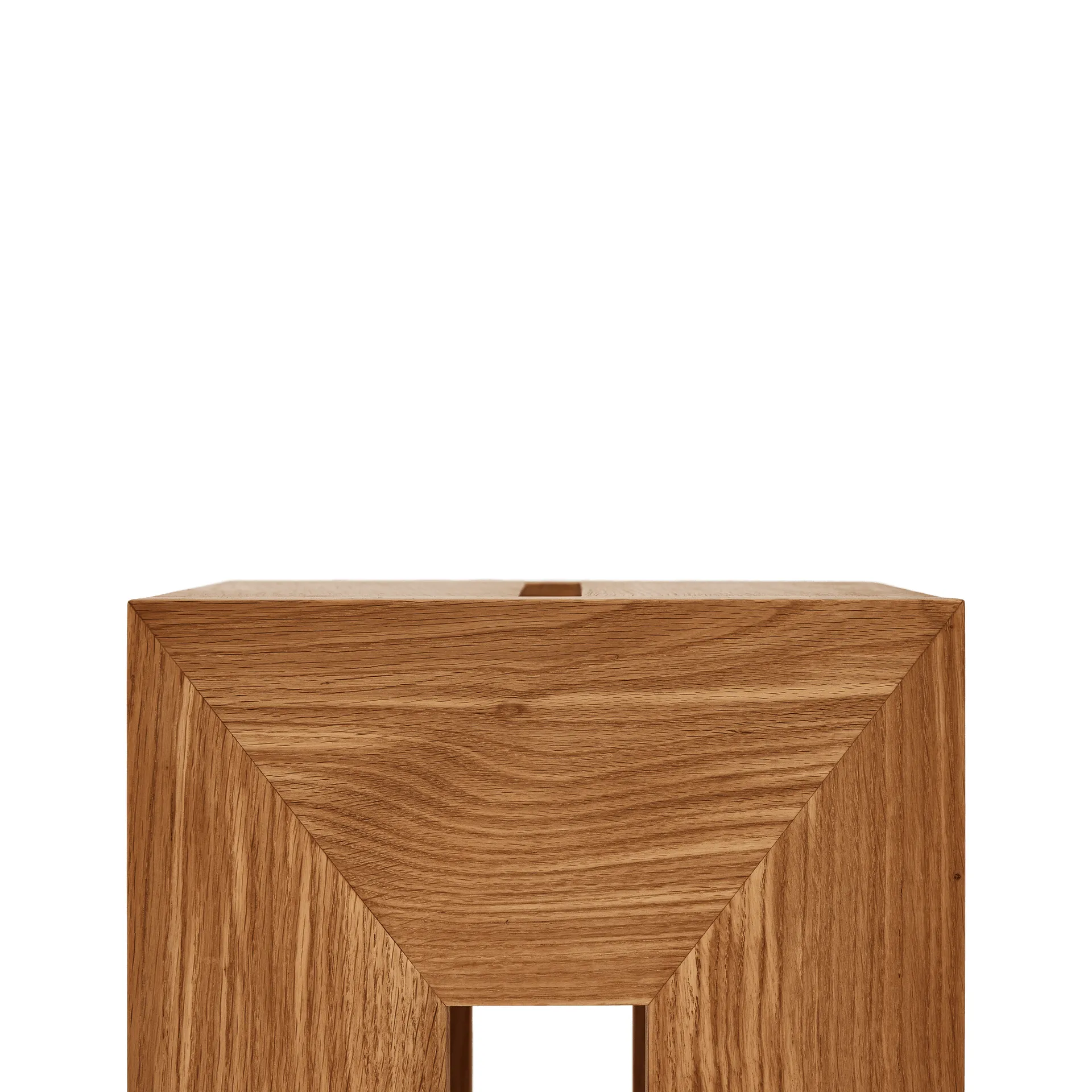 Monolith bijzettafel, Eik, 29x29x36 cm Form & Refine