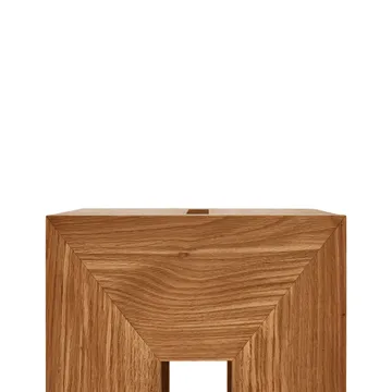 Monolith bijzettafel - Eik, 29x29x36 cm - Form & Refine