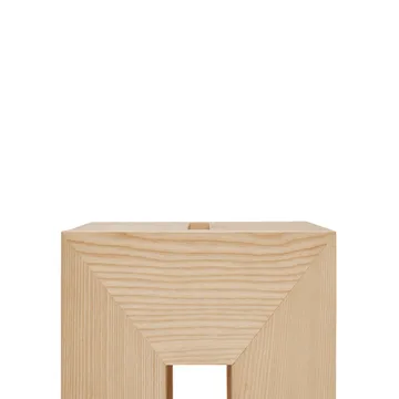 Monolith bijzettafel - Esdoorn, 29x29x36 cm - Form & Refine