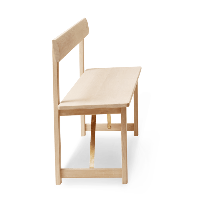 Position bank 155 cm, Eik-messing Form & Refine