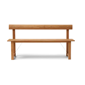 Position bank 155 cm - Eik-staal - Form & Refine