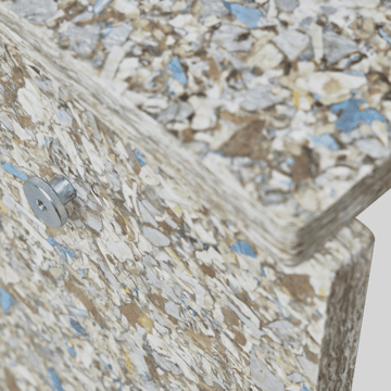 Remake kruk 35x45 cm - Grijs - Form & Refine
