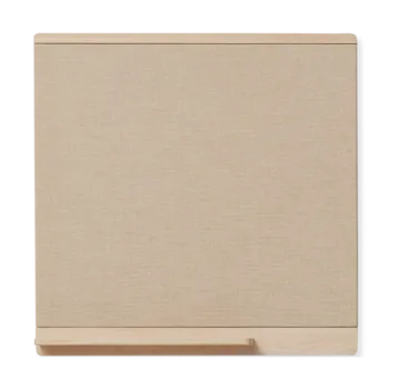 Rim prikbord 75x75 cm - Wit eiken - Form & Refine