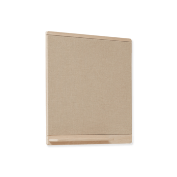 Rim prikbord 75x75 cm - Wit eiken - Form & Refine