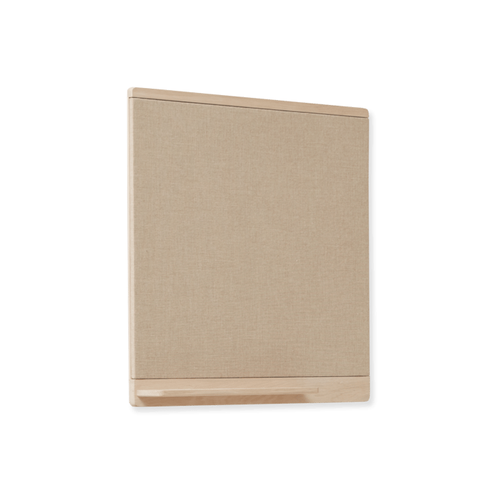 Rim prikbord 75x75 cm, Wit eiken Form & Refine