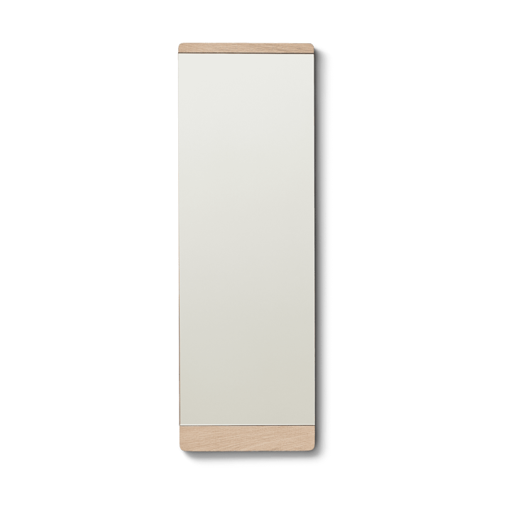 Rim wandspiegel 35x110 cm - Wit eiken - Form & Refine