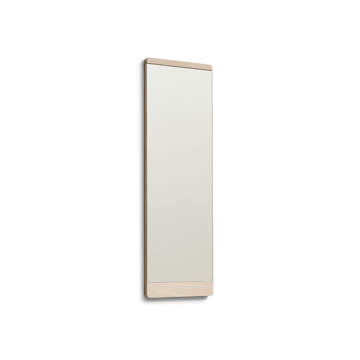 Rim wandspiegel 35x110 cm - Wit eiken - Form & Refine