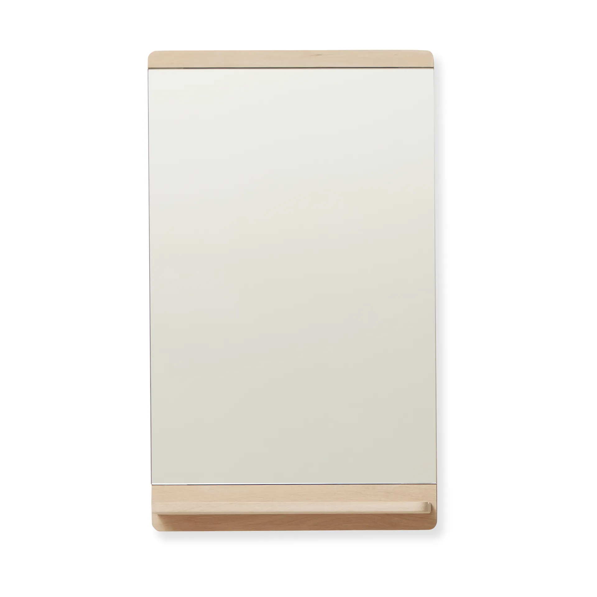 Rim wandspiegel 40x68 cm, Wit eiken Form & Refine