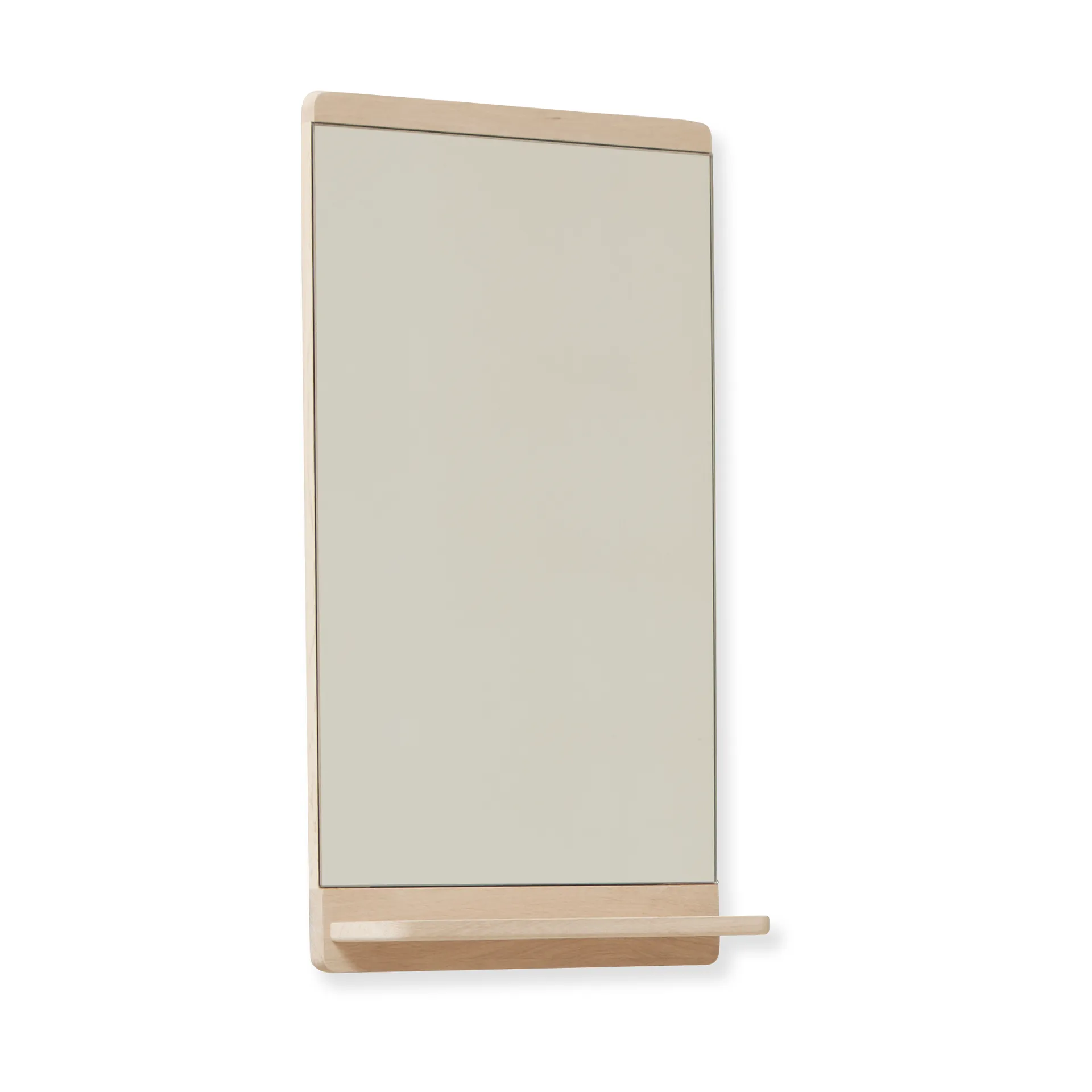 Rim wandspiegel 40x68 cm, Wit eiken Form & Refine