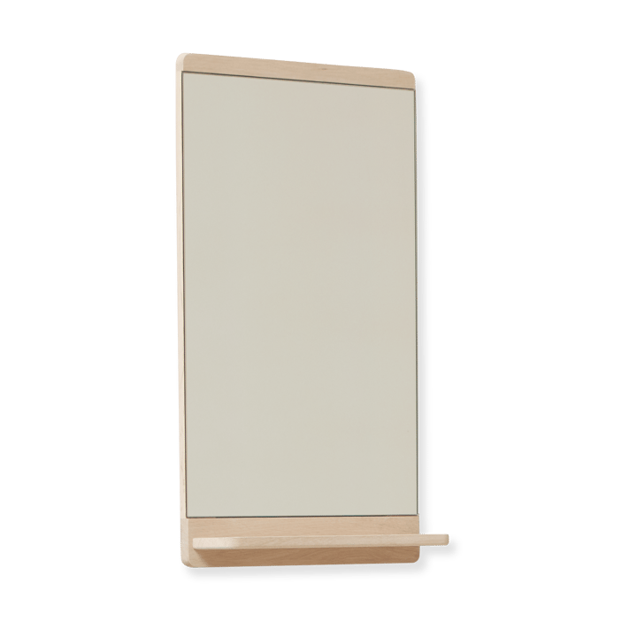 Rim wandspiegel 40x68 cm, Wit eiken Form & Refine