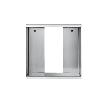 Taper Cube Box wandplank - Roestvrij staal, 34x35 cm - Form & Refine