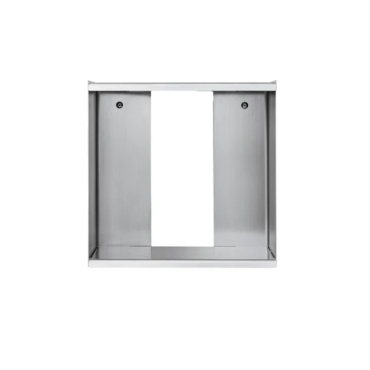 Taper Cube Box wandplank - Roestvrij staal, 34x35 cm - Form & Refine