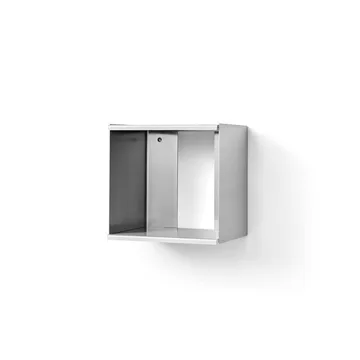 Taper Cube Box wandplank - Roestvrij staal, 34x35 cm - Form & Refine