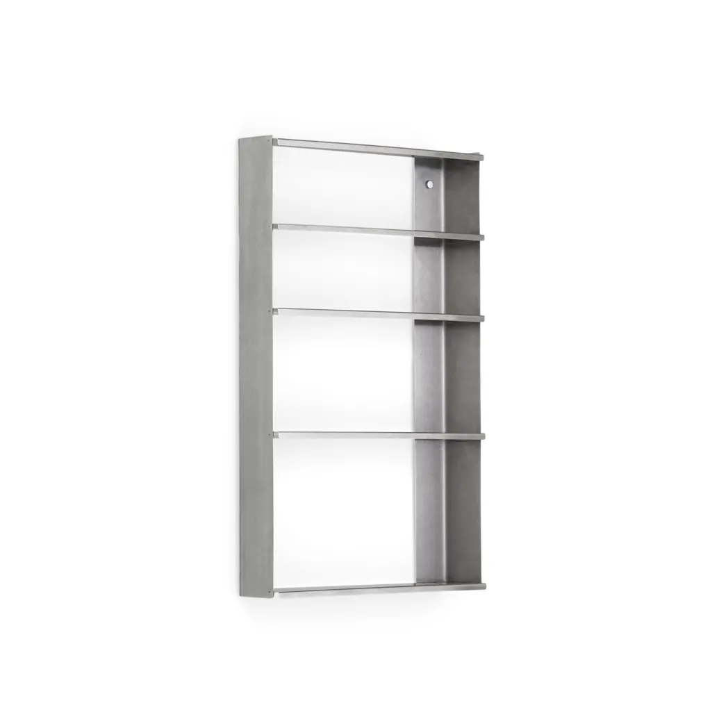 Taper opbergplank 40x65 cm, Roestvrij staal Form & Refine