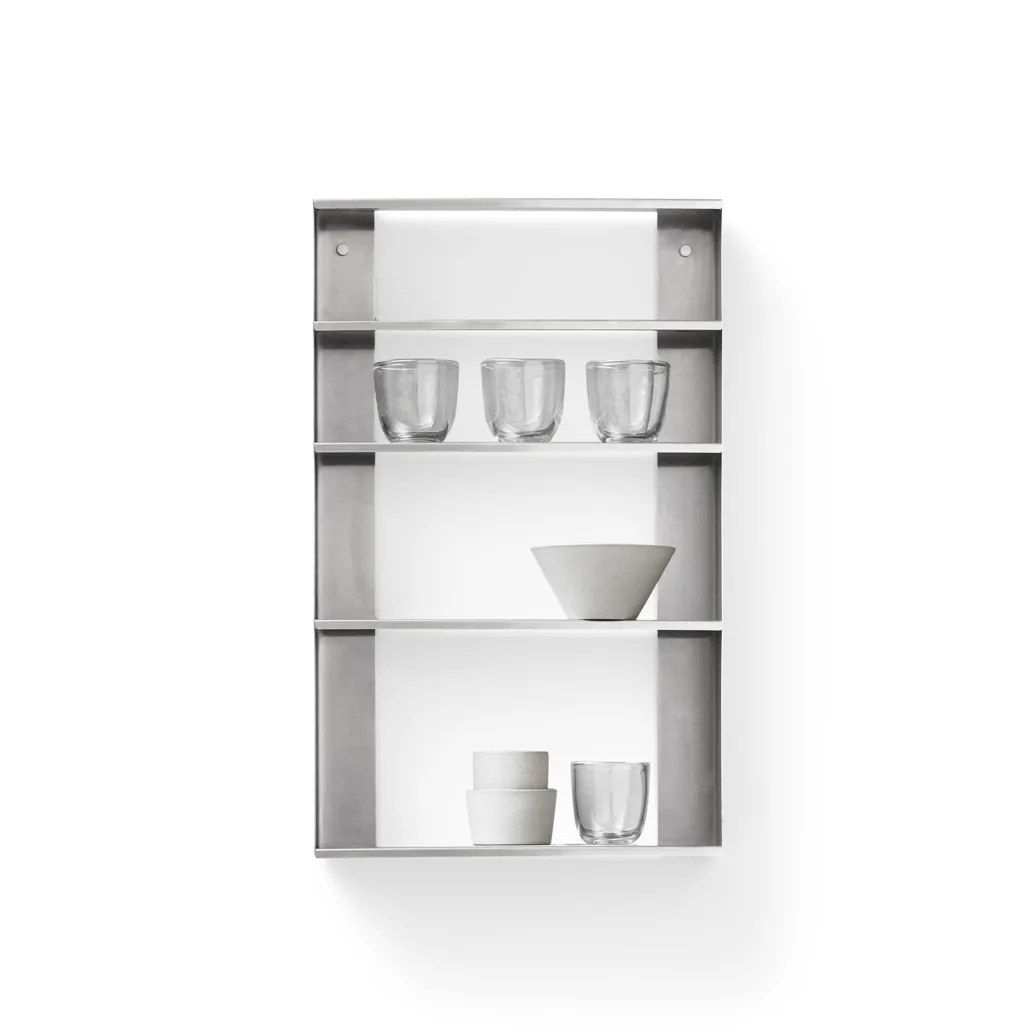 Taper opbergplank 40x65 cm, Roestvrij staal Form & Refine